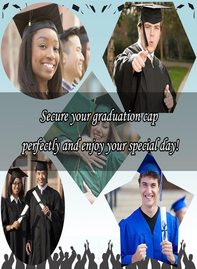 ATMEET Graduation Cap Headband Secures Your Grad Cap Upgrade Insert Hairstyle Hat Accessories Hairband for Graduates Gift - Image 5